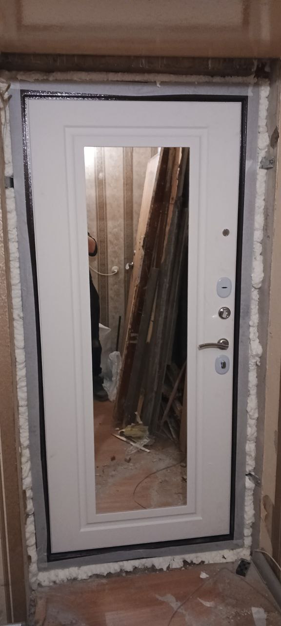 Покраска металлической двери своими руками