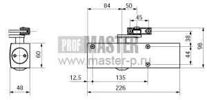Доводчик GEZE TS-2000 VBC EN 2/4/5 (50-120)кг