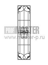 Решетка для дверей модель 58