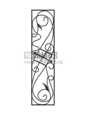 Решетка для дверей модель 60