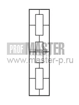 Решетка для дверей модель 65