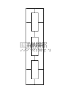 Решетка для дверей модель 65