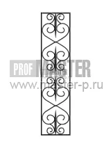 Решетка для дверей модель 81