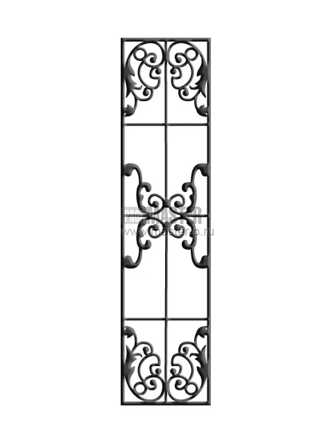 Решетка для дверей модель 83