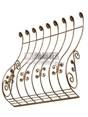 Дутая решетка модель 10