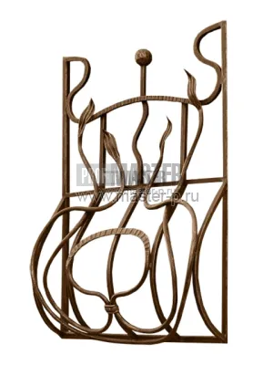 Дутая решетка модель 16