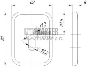 Декоративная накладка Armadillo ET-DEC SQ (ATC Protector 1)