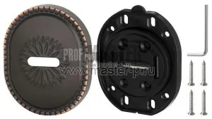 Декоративная накладка на сувальдный замок с шторками