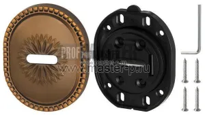 Декоративная накладка на сувальдный замок с шторками