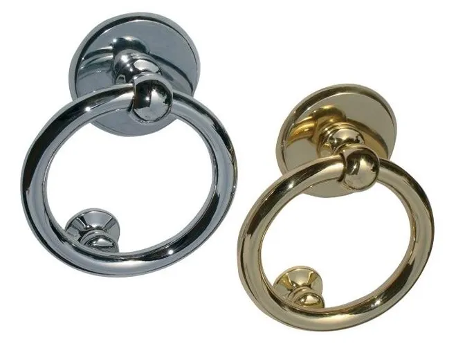 Стукалка дверная (латунь, хром)