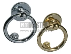 Стукалка дверная (латунь, хром)