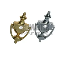 Стукалка дверная (хром, латунь)