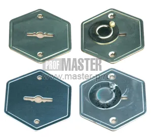 Декоративные накладки (хром, латунь) на сувальдные замки САМ