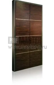 Стальная 2х створчатая дверь скрытые петли | Фото 8384