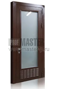 Дверь в котельную с матовым стеклом | Фото 10894