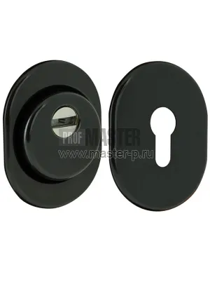 Броненакладка SECUREMME врезная, черная матовая