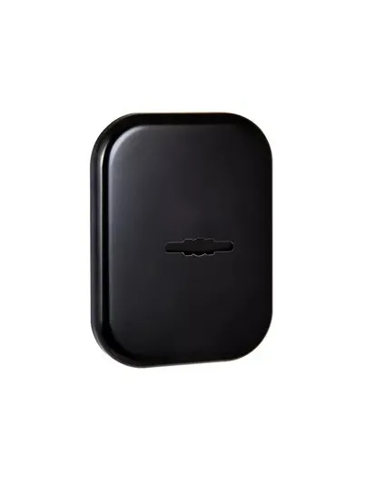 Квадратная накладка Securemme черная со шторками