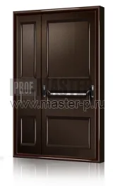 Дверь огнестойкая 2х створчатая ДМО-2MDF-Push-Bar