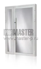 Дверь двухстворчатая дымогазонепроницаемая EIS-60 с остеклением более 25%