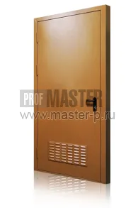 Дверь металлическая огнестойкая с встроенной вент решеткой EI-60 | Фото 13953