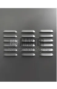 Дверь металлическая 2х створчатая огнестойкая с встроенной вент решеткой EI-60 | Фото 23160