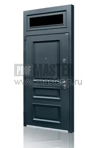 Уличная дверь Аляска с фрамугой | Фото 17715