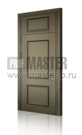 Уличная дверь Аляска с фрамугой