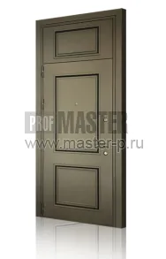 Уличная дверь Аляска с фрамугой | Фото 17712