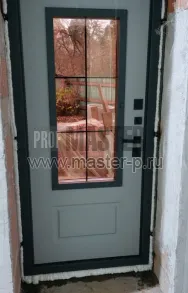 Уличная дверь AD-Бишорн со стеклом | Фото 18369