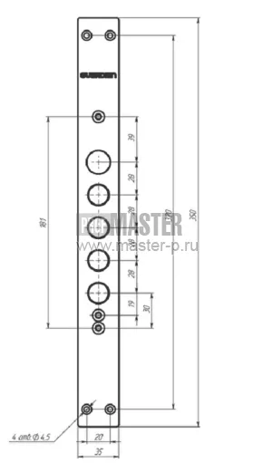 Электромеханический замок Алабай