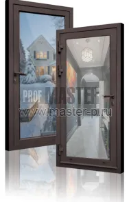 Алюминиевая дверь с терморазрывом Алютех НД | Фото 28577