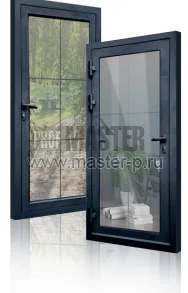 Алюминиевая дверь с терморазрывом Алютех НД