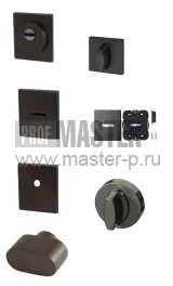 Комплект фурнитуры в цвете вороненый матовый никель