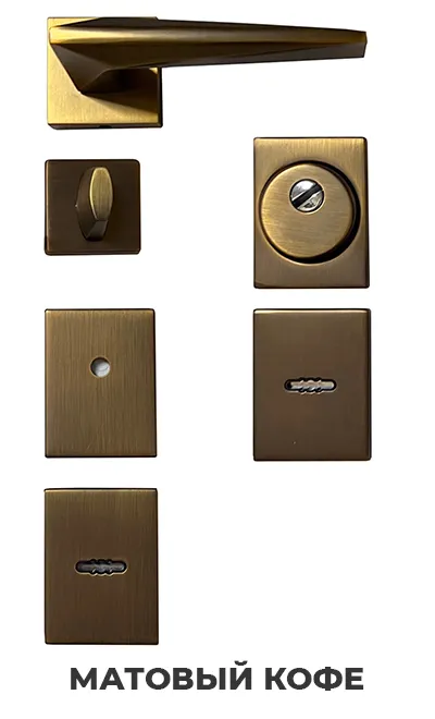 Комплект ручек и фурнитуры Айсберг Кофе