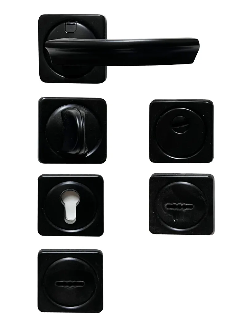 Комплект ручек и фурнитуры Конфетти черный