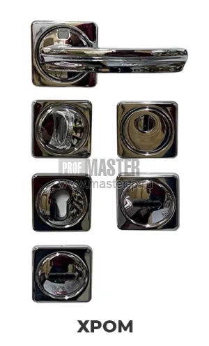 Комплект ручек и фурнитуры Конфетти хром