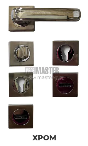 Комплект ручек и фурнитуры Нео хром