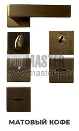 Комплект ручек и фурнитуры Реверсо Кофе