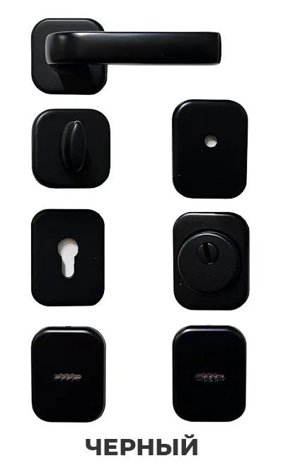 Комплект ручек и фурнитуры ТОП Черный