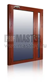 Дверь 2х створчатая с максимальной площадью остекления EIWS-60