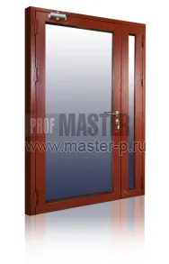 Дверь 2х створчатая с максимальной площадью остекления EIWS-60 | Фото 22740