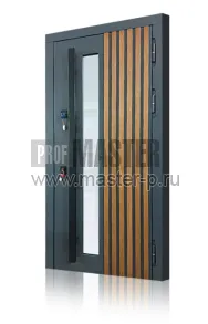 Уличная дверь Современник со стеклом | Фото 22875