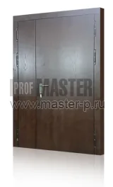 Дверь противопожарная 2х створчатая с МДФ отделкой EI-60