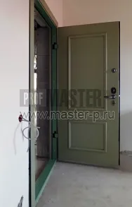 Входная дверь Аванта Грин скрытые петли | Фото 24017