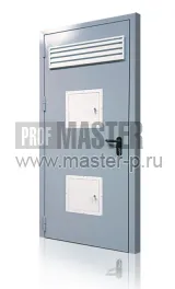 Дверь противопожарная с дымососом и КСИД ДМО-1КДК