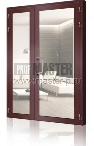 Алюминиевая техническая полуторная дверь АТД-1-5 | Фото 24878