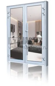 Алюминиевая противопожарная дверь ДПС-022 EIWS 60