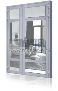 Алюминиевая противопожарная дверь ДПС-0022 EIWS 60 | Фото 24980