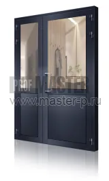 Алюминиевая техническая полуторная дверь АТД-1.1.5