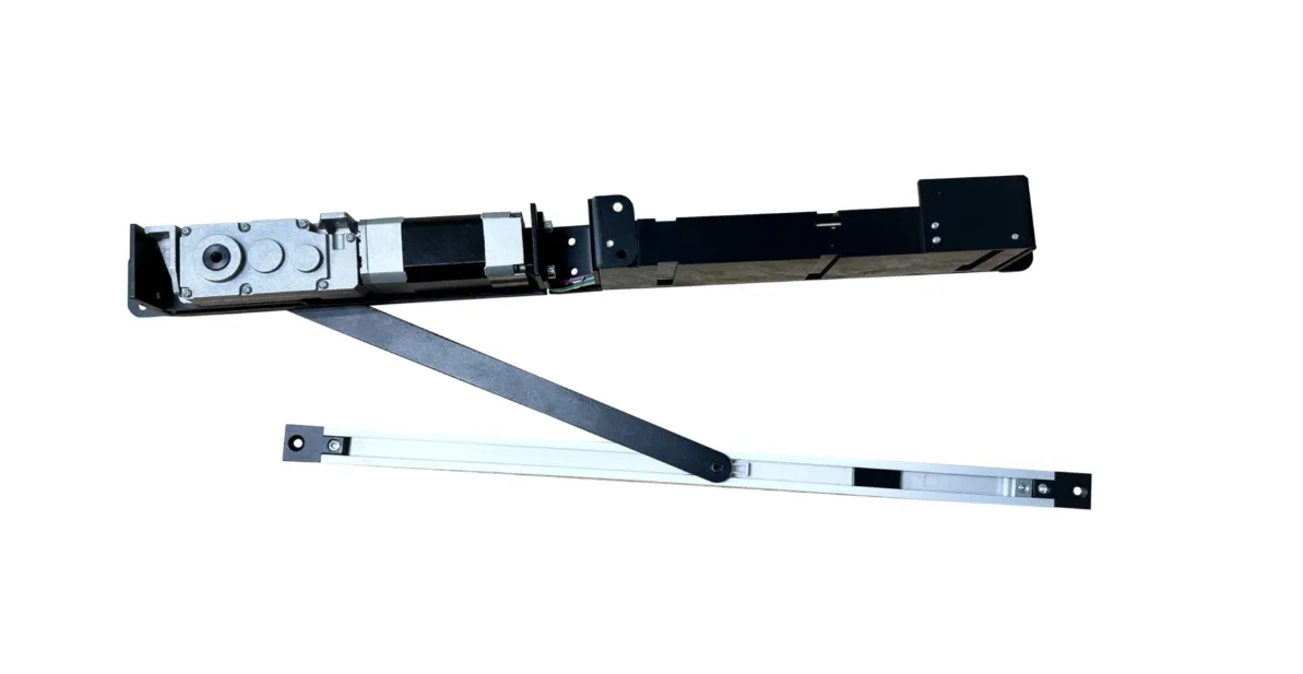 Доводчик скрытого монтажа с электроприводом